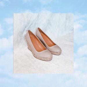 J. Crew Canvas Espadrille Wedges